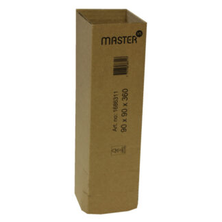 Bølgepapark, Master'in, 400 x 380 mm, 1-lags BC-flute, 7.000 mm, særligt design, Kraftliner, Indlæg til 1 flaske, brun, bundt a 20 stk, palle 920 stk, FSC Mix 70%