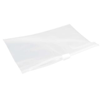 Lynlåspose, Grippie, 90 µm, 153 x 215 mm, LD-PE, Transparent, Uden tryk, lynlåslukning, pakke a 100 stk