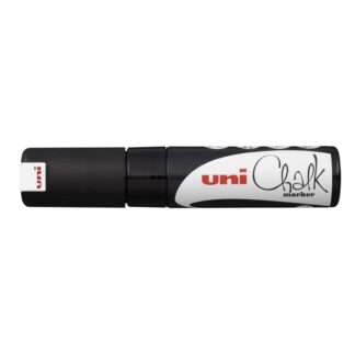 Chalkmarker, Uniball Ocean care, PWE-8K, 8MM, Rund spids, sort, permanent