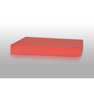 Folia Karton Play Cut, postrød, Ubestrøget, 180g/m2, 210mm x 297mm, A4, Smal bane, pakke a 100 ark