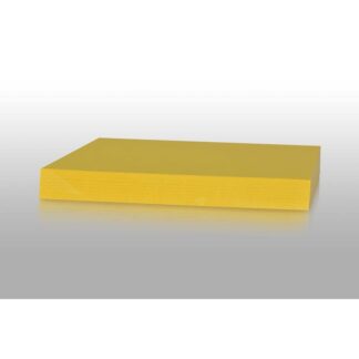 Folia Karton Play Cut, Banana Yellow, Ubestrøget, 180g/m2, 420mm x 600mm, Smal bane, pakke a 100 ark