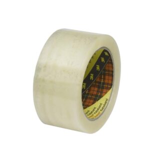 Pakketape, Scotch 3739 PP, 50 mm, x 66.00 m, 38 µm, kernediameter: 76 mm, håndrulle, PP, hot melt, Støjende, Klar, kasse a 36 ruller, palle a 1188 ruller