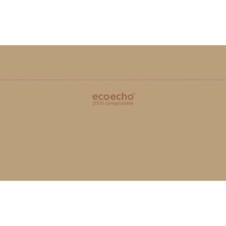 Frokostserviet, Duni, Ecoecho, 1 lag, tissue, brun, 330mmx330mm, karton a 4500 stk