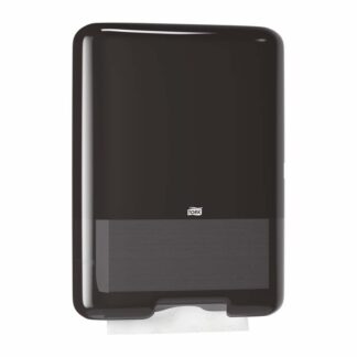 Papirhåndklæde dispenser, Tork, H3, V-fold og C-fold, sort