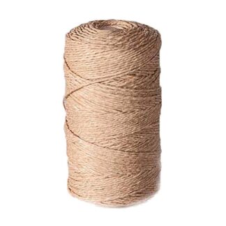 Snor, 1, 7mm, rullelængde: 200.00 m, hamp, gul, brudstyrke Resistant approx. 19 kg, Rulle, rullevægt: 0.50 kg, pakke a 1 rulle, Binder twine 6/6