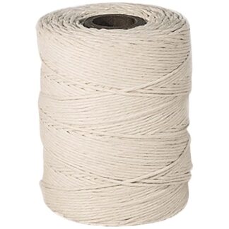 Snor, 1, 2 mm, rullelængde: 225.00 m, 100 % bomuld, gul, brudstyrke Resistant to 18, 5 kg, Rulle, rullevægt: 0.30 kg, pakke a 1 rulle, Binder twine 2/6