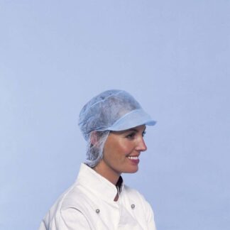 Engangs hårnet, Peaked snood cap langt hår, Non-woven, blå, pakke a 1000 stk