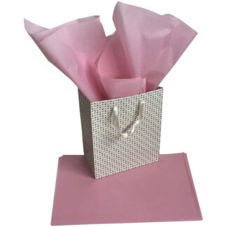 Silkepapir, 17 g/m2, 500 x 750 mm, pink, silkepapir, pakke a 240 ark