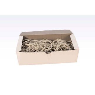 Gummibånd, 220 mm x 5 mm, gummi, gul, rullevægt: 0.50 kg, pakke med 500 g