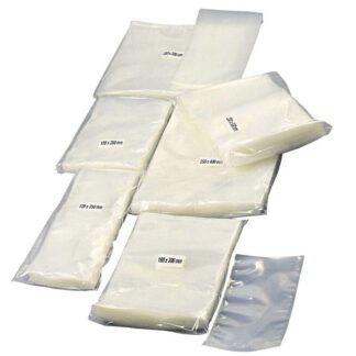 Vakuumpose, 90 µm, 120 x 550 mm, PA+PE, transparent, pakke a 100 stk, Fødevaregodkendt