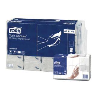 Papirhåndklæder ark, Tork, Universal, H2, 2 lag, ubleget, 213mmx234mm, karton a 3800 stk, FSC Mix Credit