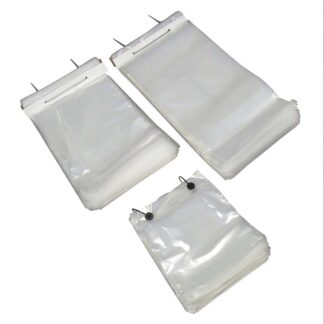 Plastikpose, 30 µm, 205 x 250 mm, LD-PE, klar, karton a 1000 stk, Perforated, Fødevaregodkendt