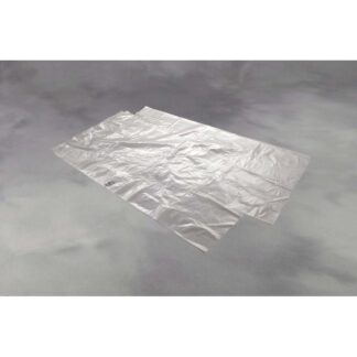 Plastikpose til tekstiler, 25 µm, 600 x 950 mm, LD-PE, klar, med bøjlehul, karton a 250 stk