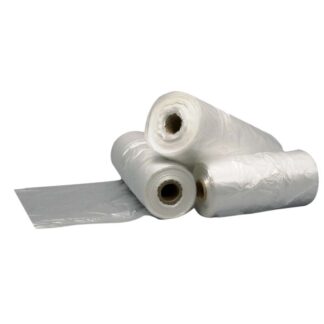 Plastikpose, 9 µm, 350 x 500 mm, LD-PE, transparent, rulle a 200 stk, Snipsknudeposer 5kg til frugt, Fødevaregodkendt