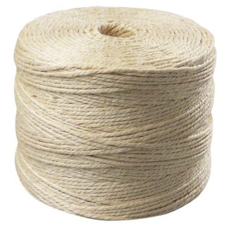 Snor, 2, 5 mm, rullelængde: 420.00 m, sisal, gul, brudstyrke Resistant approx. 60 kg, Rulle, rullevægt: 2.00 kg, pakke a 1 rulle, Binder twine 2/450