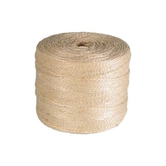 Snor, 3, 5mm, rullelængde: 280.00 m, sisal, gul, brudstyrke Resistant approx. 97 kg, Rulle, rullevægt: 2.00 kg, pakke a 1 rulle, Binder twine 3/450