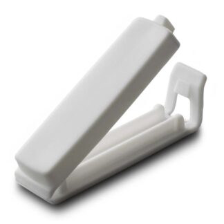 Plastclips, 60 mm, PP, hvid, pakke a 3000 stk, Spec. Twixit