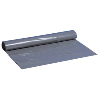 Affaldssække, 55 µm, 550 x 800 mm, LD-PE, mørkegrå, 40 l, rulle a 10 stk