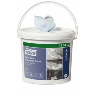 Industriaftøring ark, Tork, W10, Airlaid Sensitiv Cleaning, 1 lag, grøn/blå, 165mmx300mm, karton a 4 stk, FSC Mix Credit