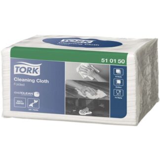 Industriaftøring ark, Tork, W8, Airlaid exelCLEAN, hvid, 385mmx320mm, karton a 440 stk, FSC Mix Credit