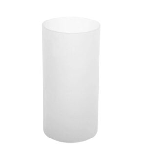 Glas t/olielampe, Glass, hvid, pakke a 6 stk, Basic