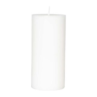 Bloklys, Duni, 70 x 150 x 150 mm, udvendig diameter: 70 mm, Voks, hvid, pakke a 12 stk