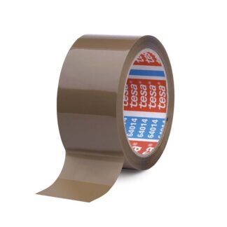 Pakketape, TESA 64014, 50 mm x 66.00 m, 45 µm, kernediameter: 76 mm, håndrulle, PP, Akryl, low noise, brun, kasse a 36 ruller, palle a 2376 ruller