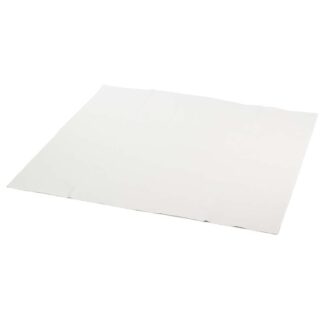 Stikdug, 1000 x 1000 mm, træfibre, hvid, karton a 150 stk