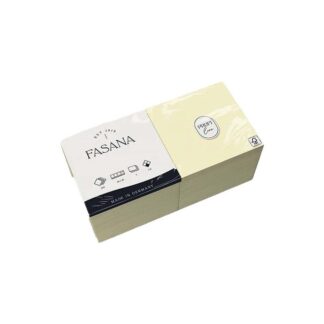 Kaffeservietter, Fasana, 1/4-fold, 3 lag, Creme, 240mmx240mm, 15g/m2, æske a 4 x 250 ark