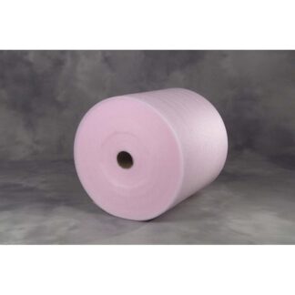 Foam i ruller, 2.000 mm, 500 mm, x 150.00 m, polyethylen-skum, Rød, pose a 3 ruller, Antistatisk