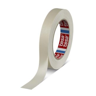 Afdækningstape, TESA 4316, 19 mm, x 50.00 m, samlet tykkelse 140 µm, kernediameter: 76 mm, Rulle, Papir, Naturgummi, beige, kasse a 16 ruller, palle a 3456 ruller