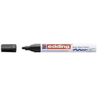 Paintmarker, Edding Ecoline, Paint 750, 2-4MM, Rund spids, sort, permanent
