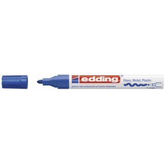 Paintmarker, Edding Ecoline, Paint 750, 2-4MM, Rund spids, blå, permanent