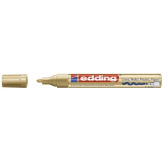 Paintmarker, Edding Ecoline, Paint 750, 2-4MM, Rund spids, guld, permanent