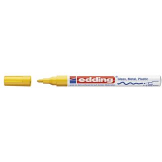 Paintmarker, Edding Ecoline, PAINT 751, 1-2MM, Rund spids, gul, permanent