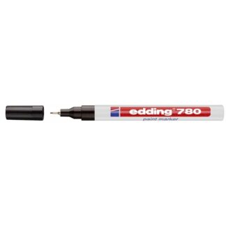 Marker, Edding, 780, 0, 8MM, Spids, sort, permanent