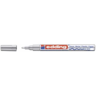 Paintmarker, Edding, 751, 1-2MM, Rund spids, silver, permanent