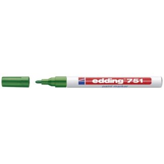 Paintmarker, Edding Ecoline, PAINT 751, 1-2MM, Rund spids, grøn, permanent