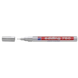 Marker, Edding, 780, 0, 8MM, Spids, silver, permanent