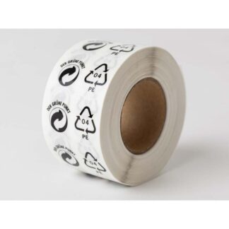 Etiket, Etiket Adhesive, rulle a 1000 etiketter