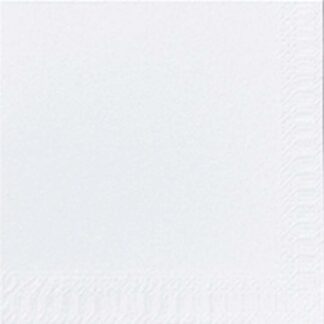 Kaffeserviet, Duni, Ecoecho, 1/4-fold, 1 lag, tissue, Nordic Swan Ecolabel, hvid, 240mmx240mm, karton a 6000 stk