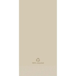 Middagsservietter, Tork, Advanced, 1/8-Fold, 2 lag, natur, 390mmx390mm, pakke a 150 stk, FSC Recycled Credit