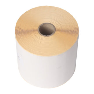 Thermoetiket, Rektangulær, ECO, Udvendig vikling, 70.00 x 32.00 mm, rullens udvendige diameter: 19 mm, andre syntetiske papirer, Permanent, hvid, rulle a 650 etiketter