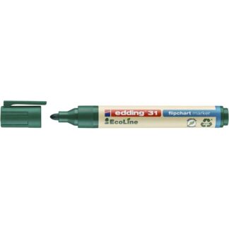Marker, Edding Ecoline, 31, 1, 5-3, 0MM, Rund spids, grøn, permanent