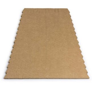Bølgepapark, 45 x 160 mm, 2-lags, BC-flute, 7.000 mm, Bølgepap, brun, FSC Mix Credit