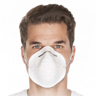 Masker/respirator, Industry mask, Non-woven, hvid, pakke a 50 stk