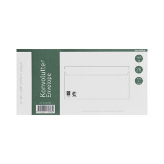 langsiden åben, hvid, Permanent (DP 37), peel&seel, pakke a 25 stk, 561300