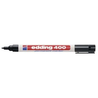Marker, Edding, 400, 1, 0MM, Spids, sort, permanent