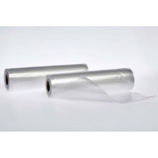 Vakuumpose, 90 µm, 300 x 6000 mm, PA+PE, transparent, pakke a 2 ruller, Roll, Fødevaregodkendt