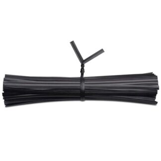 Plastclips, 200 mm, metal, gul, pakke a 1000 stk, Twist-ties